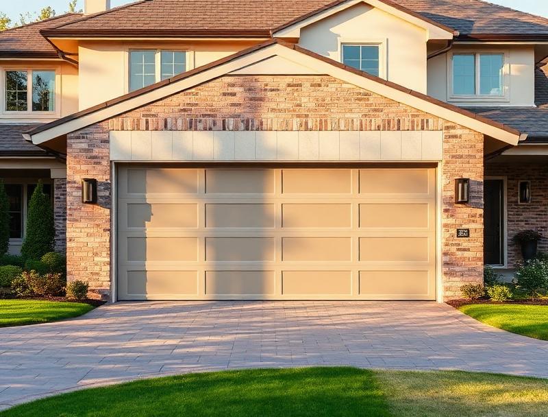 Custom carriage style garage door